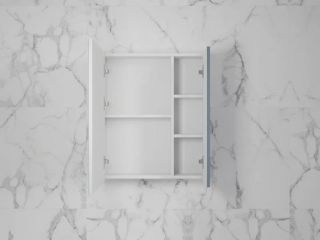 Зеркальный шкаф Style Line ЛС-00002319 Стокгольм 60 графит софт